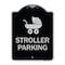 Signmission Stroller Parking With Graphic Heavy-Gauge Aluminum Architectural Sign, 24" x 18", BS-1824-22832 A-DES-BS-1824-22832 - alternate 1